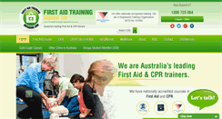 Desktop Screenshot of firstaidtrainingbrisbanecbd.com.au